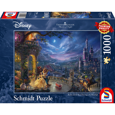 Schmidt Spiele  Schmidt puzzel Disney Beauty and the Beast - 1000 stukjes - 12+ 