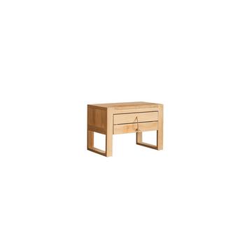 Comodino per bambini in teak massello Minimalys