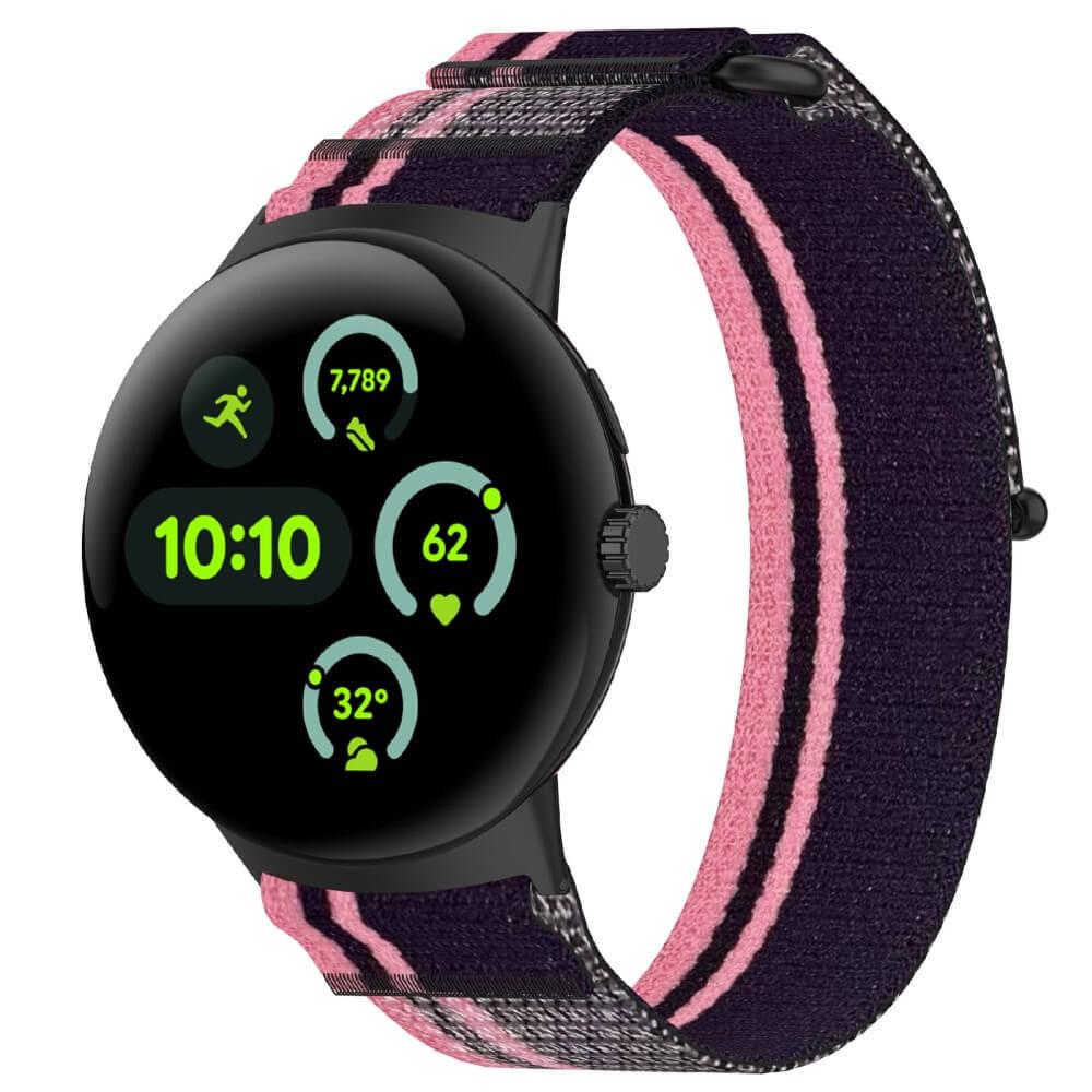 Cover-Discount  Google Pixel Watch 3 - 45mm - Nylon Stoff Band flexibel mit Klett 