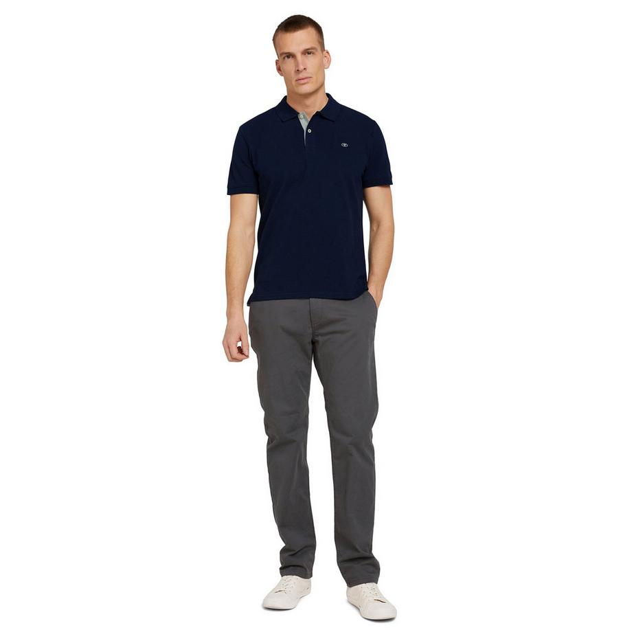 TOM TAILOR Polo Basic con Contrasto  