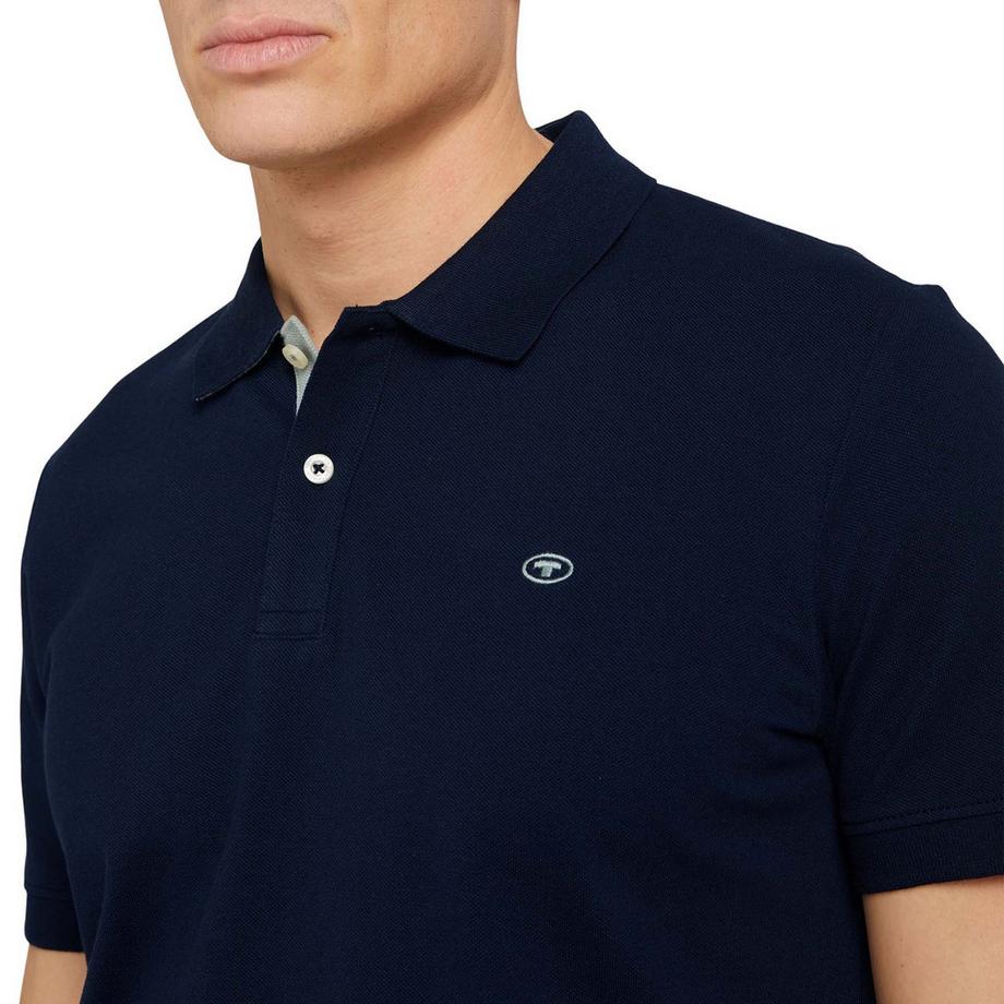 TOM TAILOR Polo Basic con Contrasto  