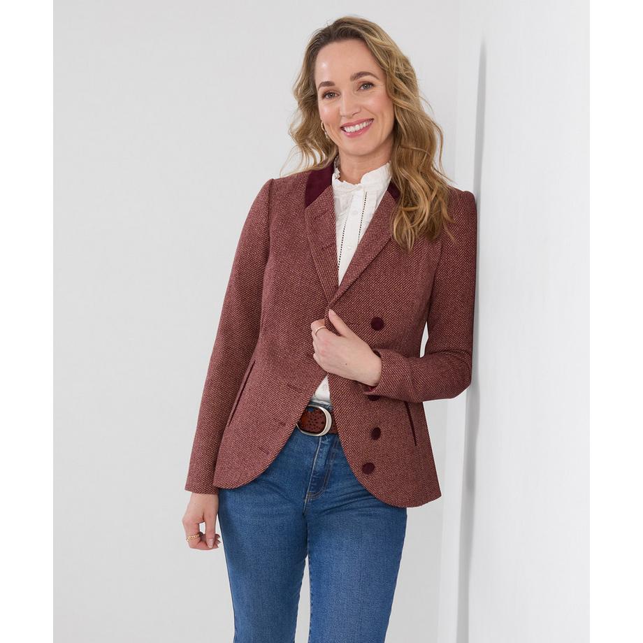 Veste à Chevrons Asymétrique Isla