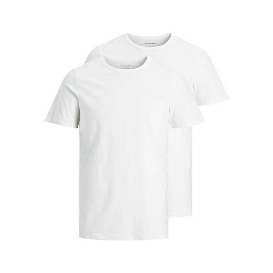 JACK & JONES T-Shirt Basica Girocollo Confezione da 2  