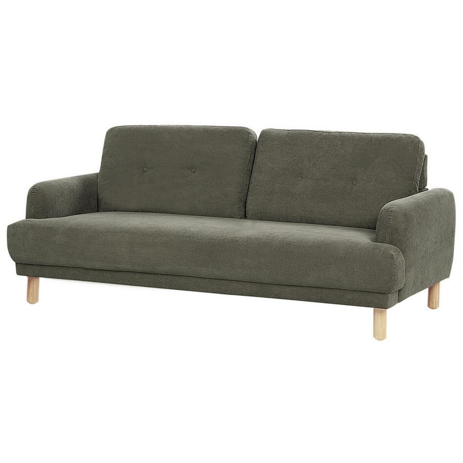 Beliani Canapé 3 places en Velours côtelé Rétro TUVE  