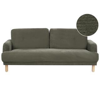 Beliani Divano 3 posti en Velluto a coste Retrò TUVE  