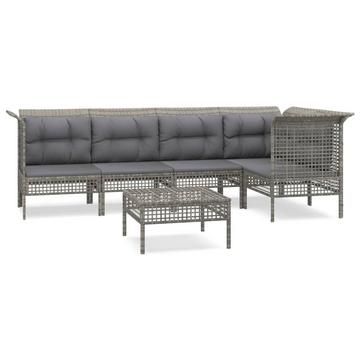 Garten lounge set poly-rattan