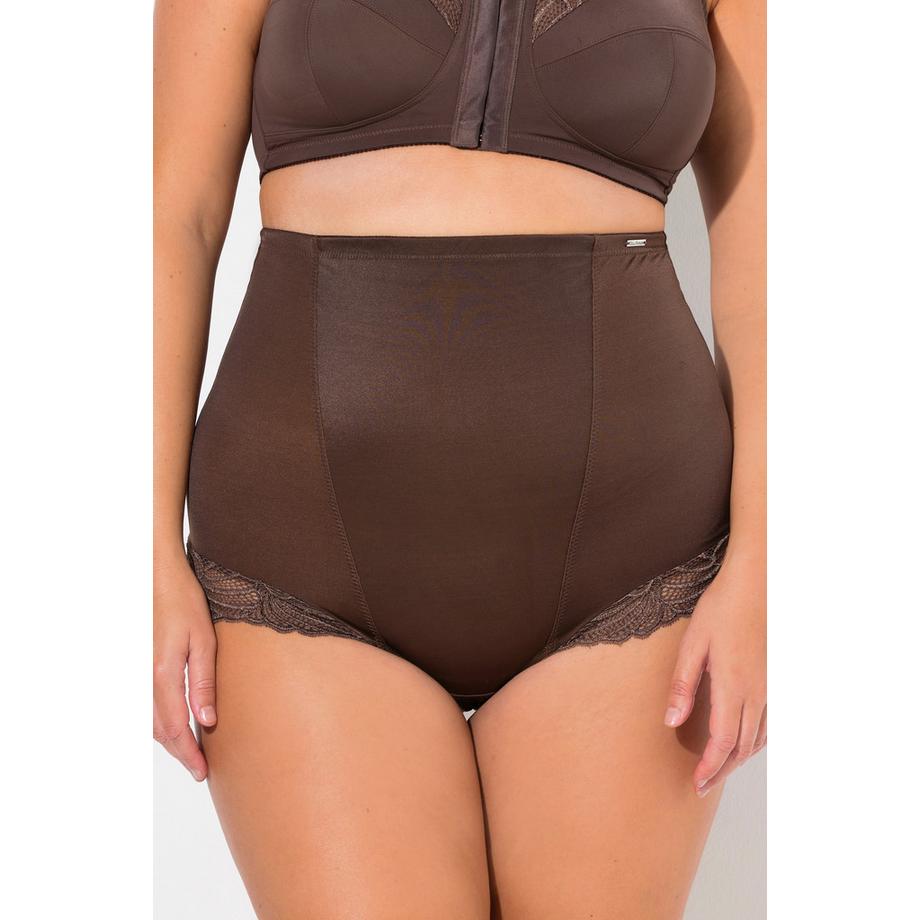 Ulla Popken Slip Modellanti Vita Alta Pizzo Retro  