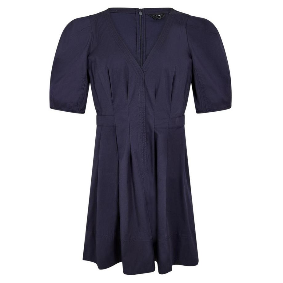 Robe Courte Manches Bouffantes