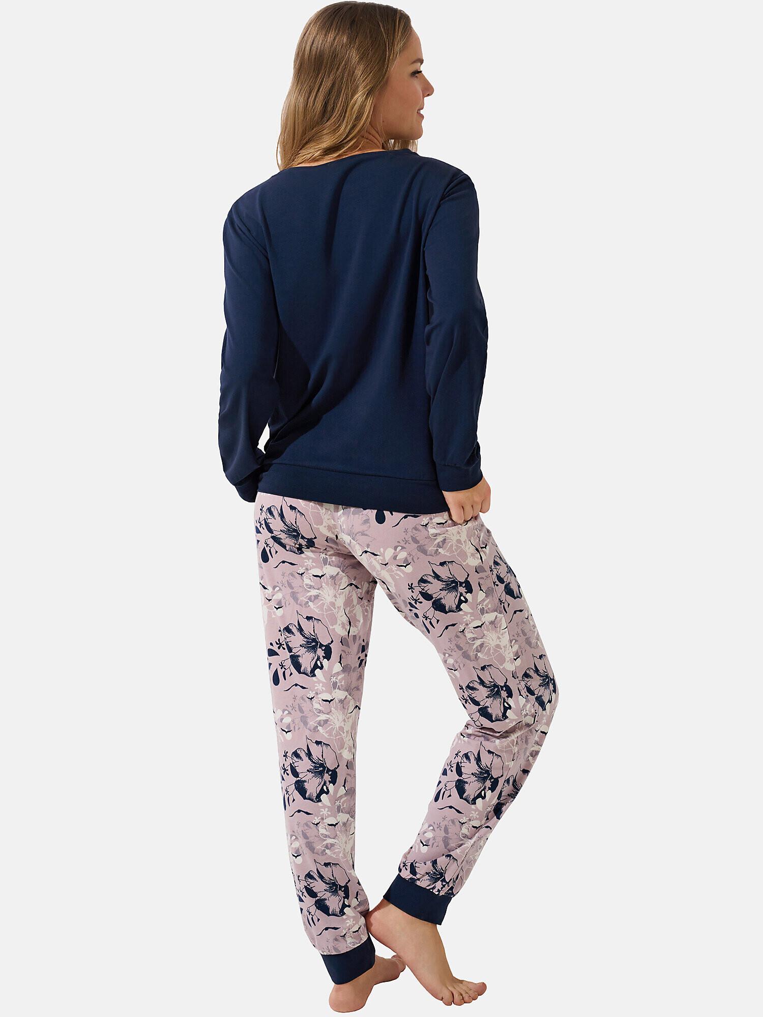 Lisca  Pyjama pantalon resserré top manches longues Ocean 