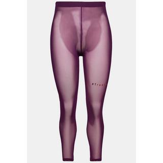 Ulla Popken  Legging-collant en mesh. Message floqué sur la cuisse 