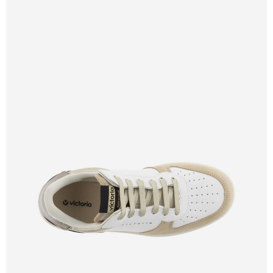 Victoria Madrid Scarpe da Ginnastica Scamosciate e Metallizzate  