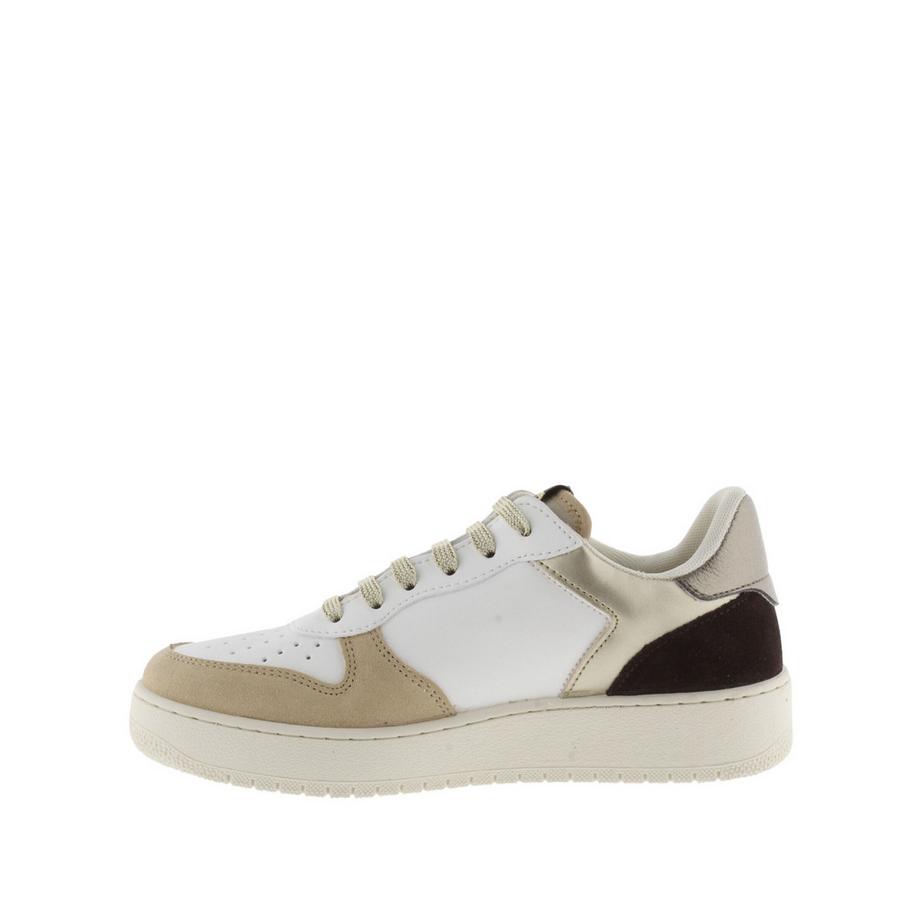 Victoria Madrid Scarpe da Ginnastica Scamosciate e Metallizzate  