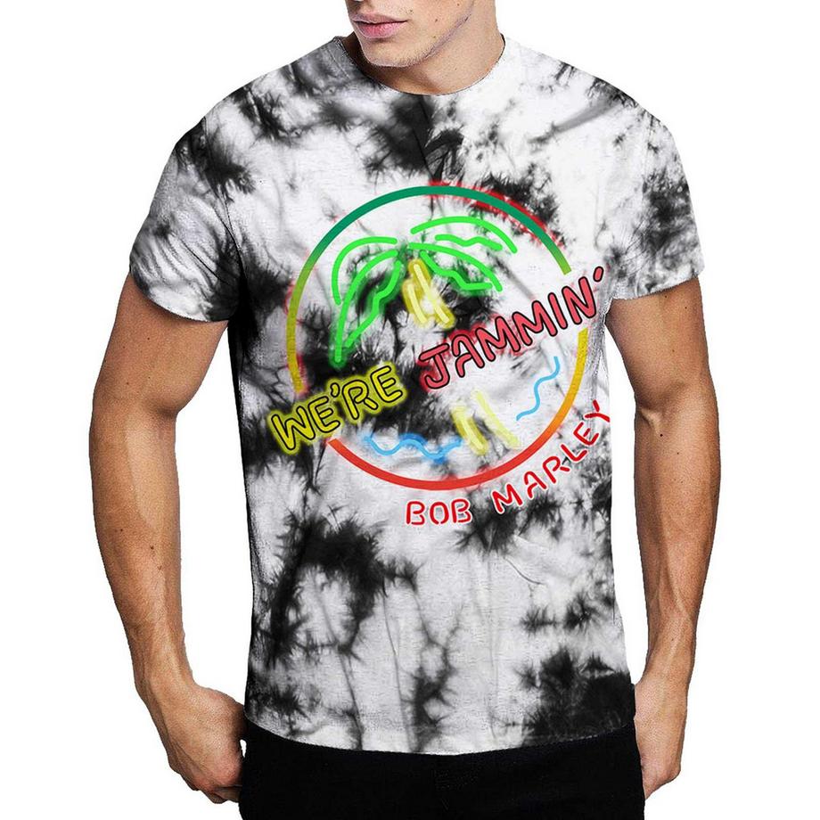 Bob Marley Bob Marley We're Jammin' Tie-Dye T-Shirt  