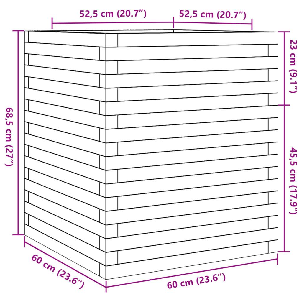 VidaXL Jardinière pinède imprégnée  