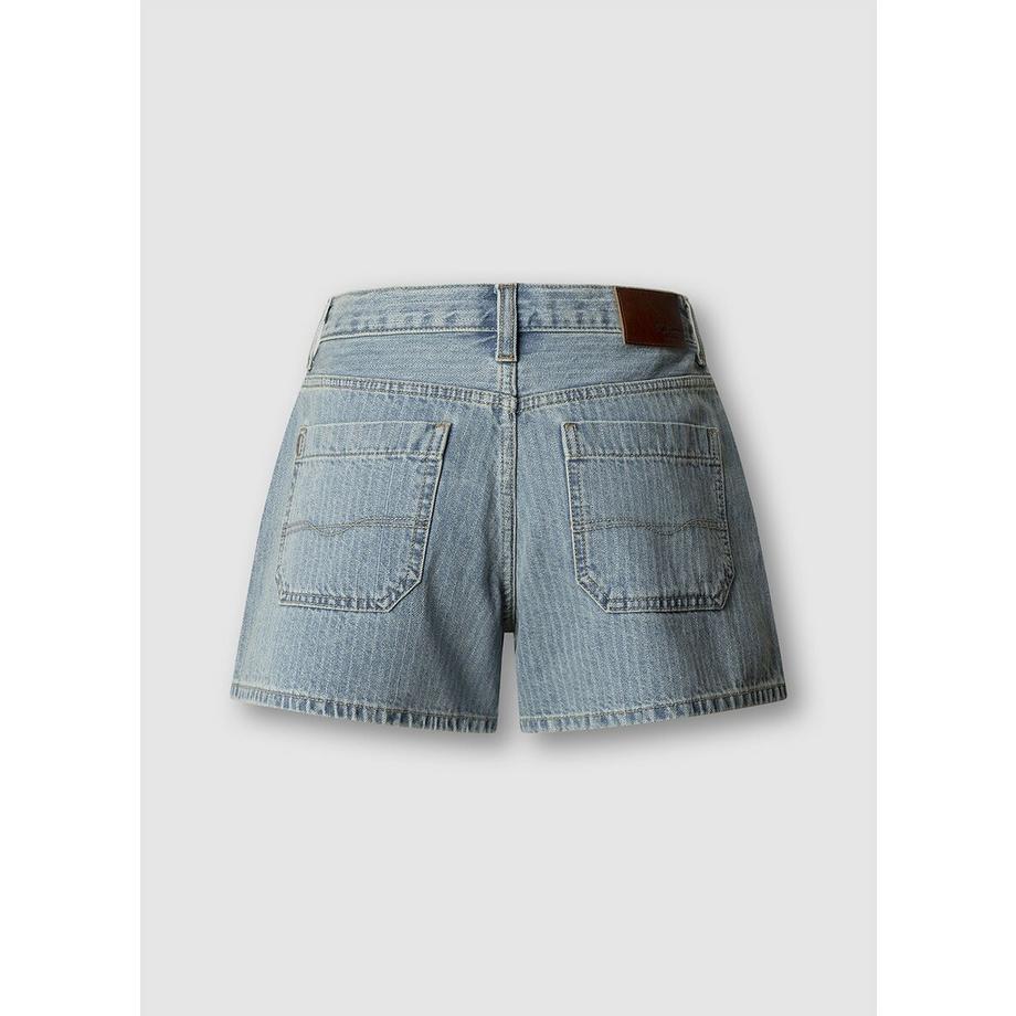 Pepe Jeans London Denim Shorts Gestreift  