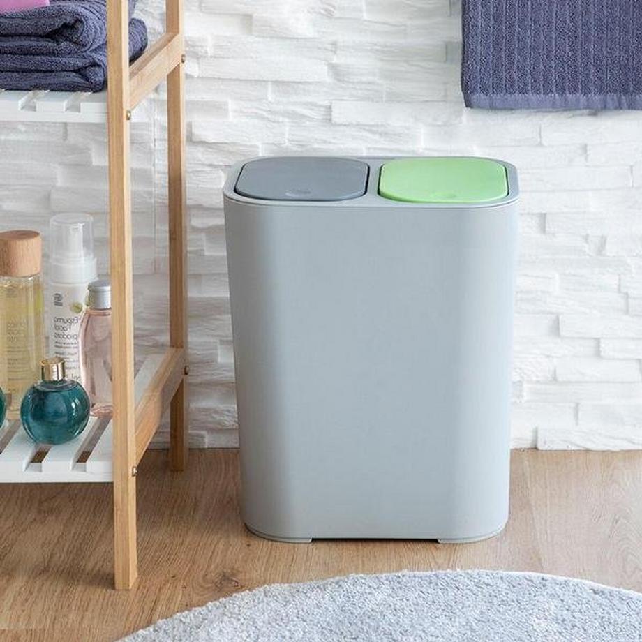 InnovaGoods  Doppelter Mülleimer mit Deckel 