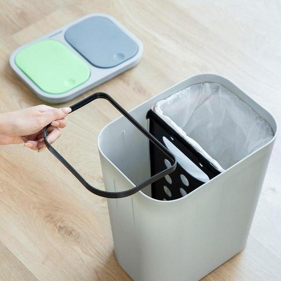 InnovaGoods  Doppelter Mülleimer mit Deckel 