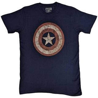 CAPTAIN AMERICA Bouclier T-Shirt Brodé  