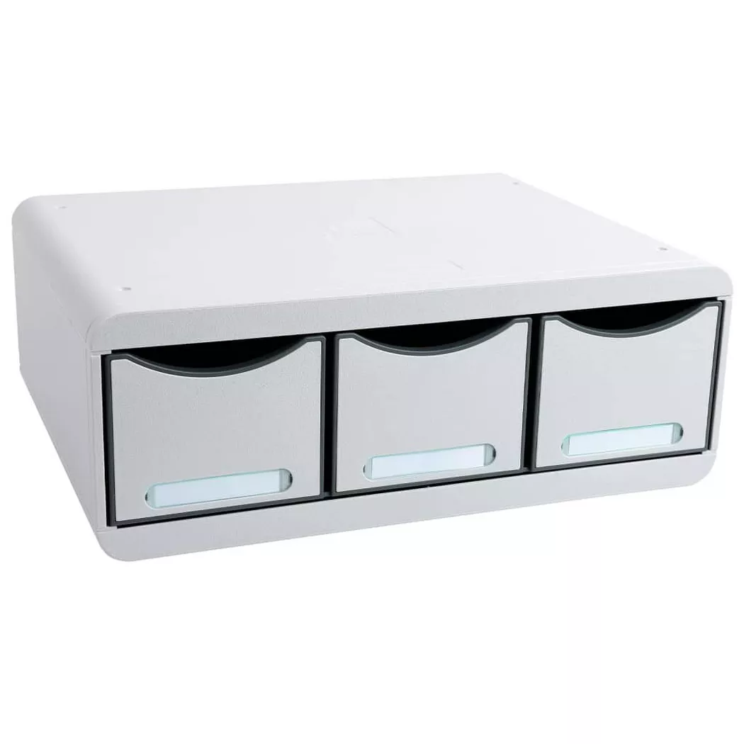 Exacompta - Schubladenbox, One Size, Grau