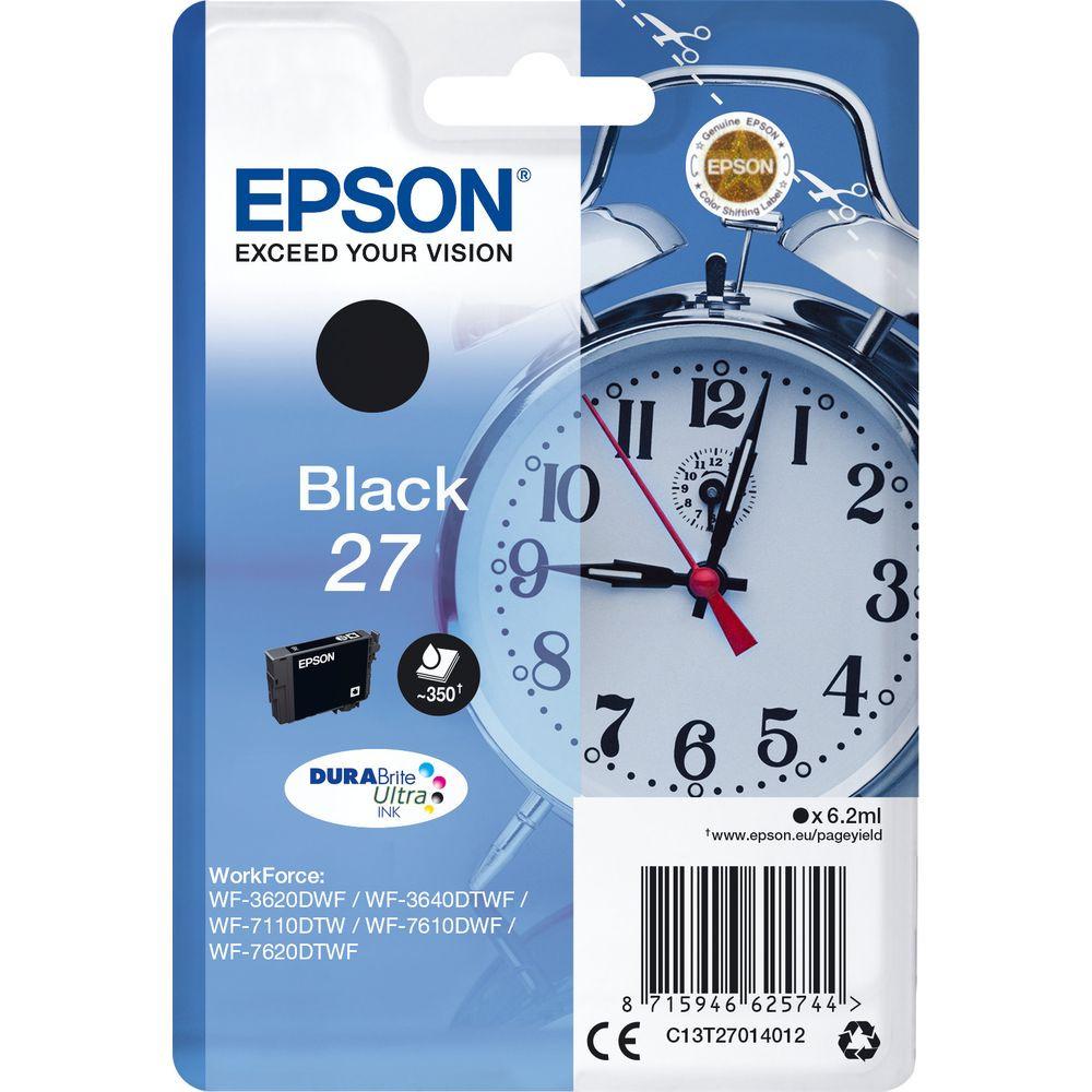 EPSON  EPSON Tintenpatrone schwarz T270140 WF 3620/7620 350 Seiten 