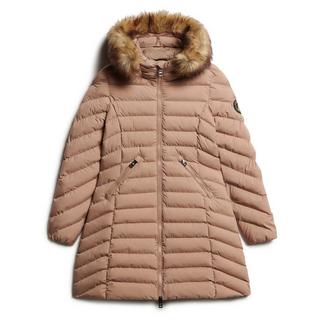 Superdry Fuji Faux Fur Doudoune Mi Longue  