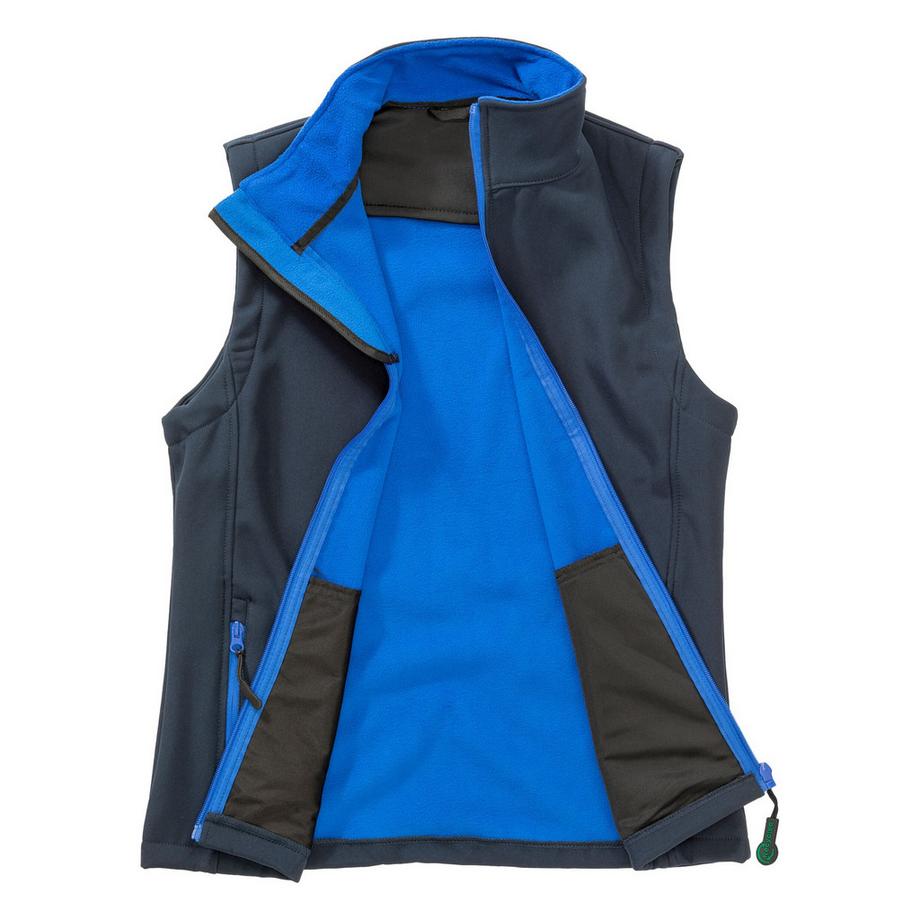 Result Gilet Softshell avec Fermeture Éclair Intégrale et Col Montant  