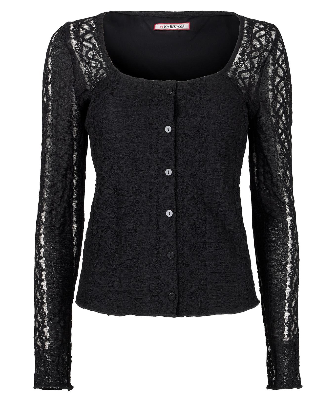 Joe Browns Dehnbares Spitzentop Quadratischer Ausschnitt  