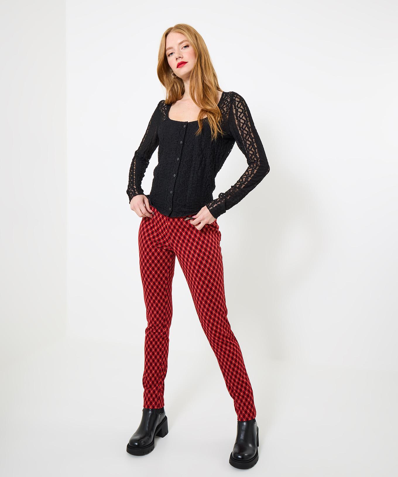 Joe Browns Dehnbares Spitzentop Quadratischer Ausschnitt  