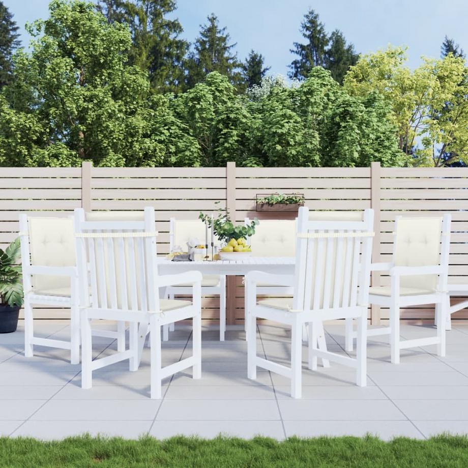 VidaXL Gartenstuhlauflage für niedriglehner gewebe  