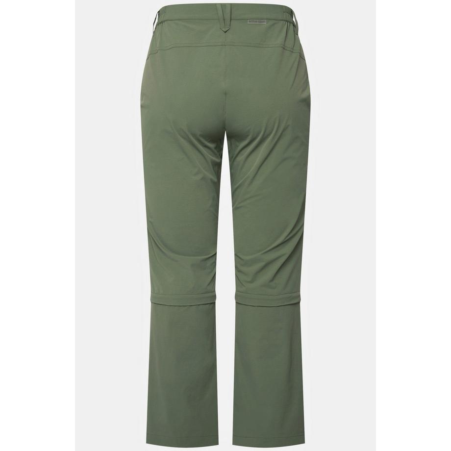 Ulla Popken Pantaloni zip-off regolabili in lunghezza ad asciugatura rapida  