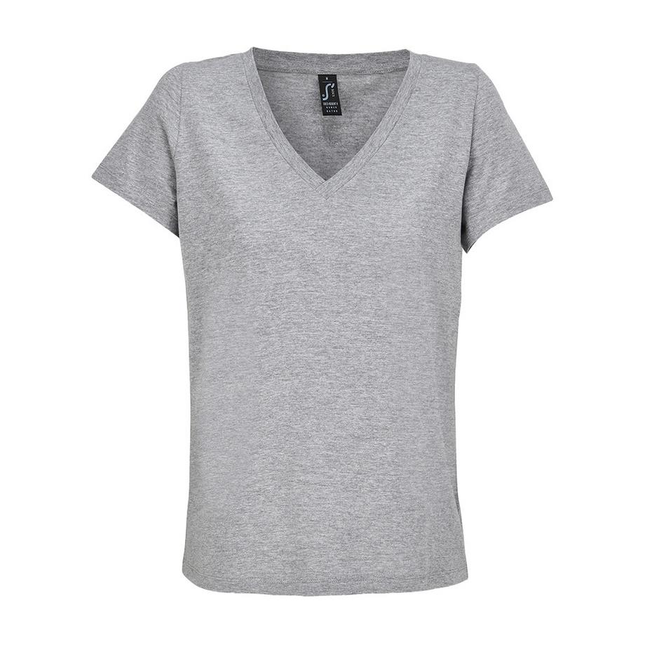 Regent T-Shirt, Vausschnitt, Meliert