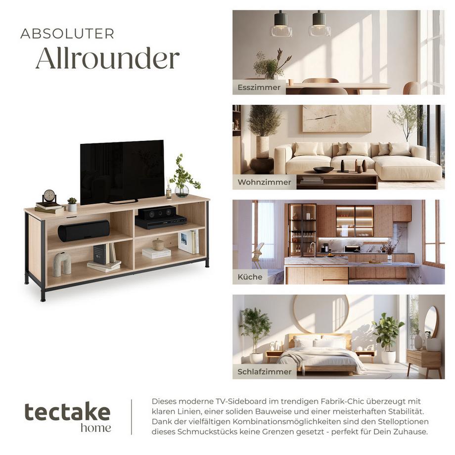 Tectake Étagère pour téléviseur Navan  