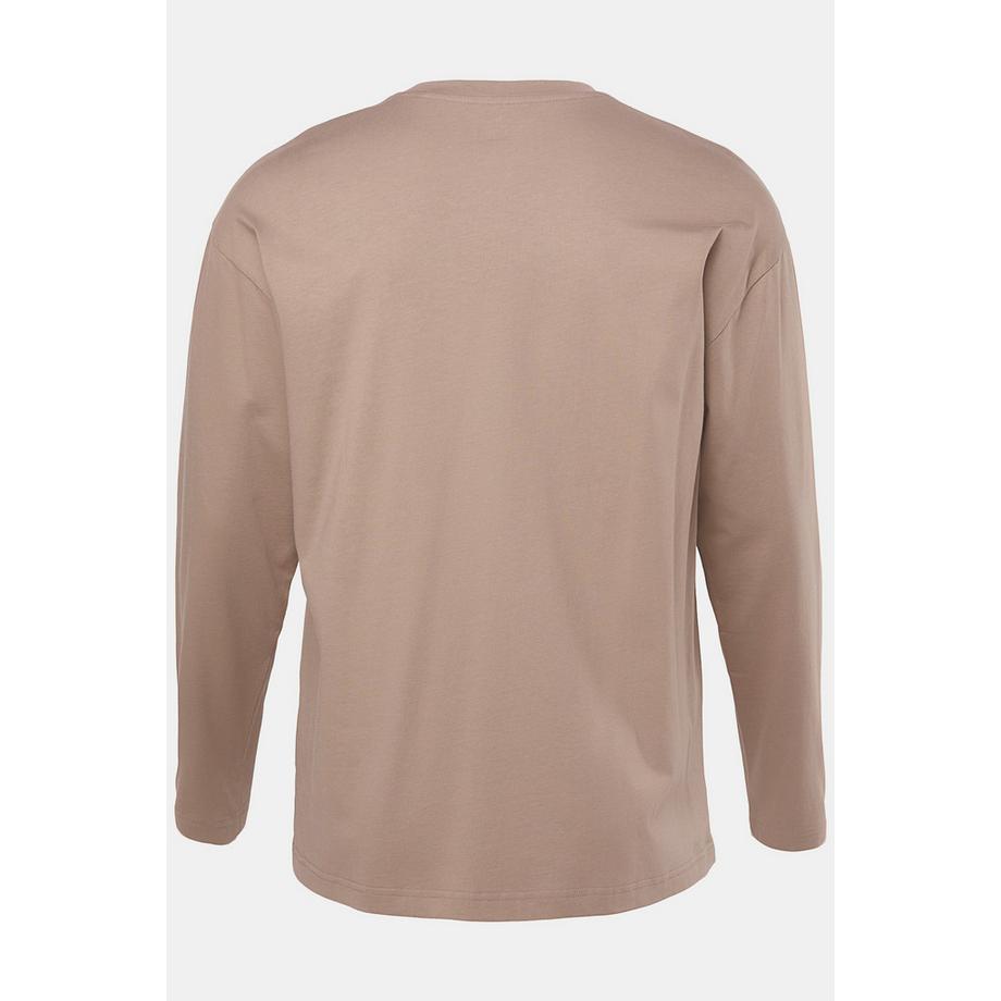 Sthuge T-shirt basique à manches longues oversize  