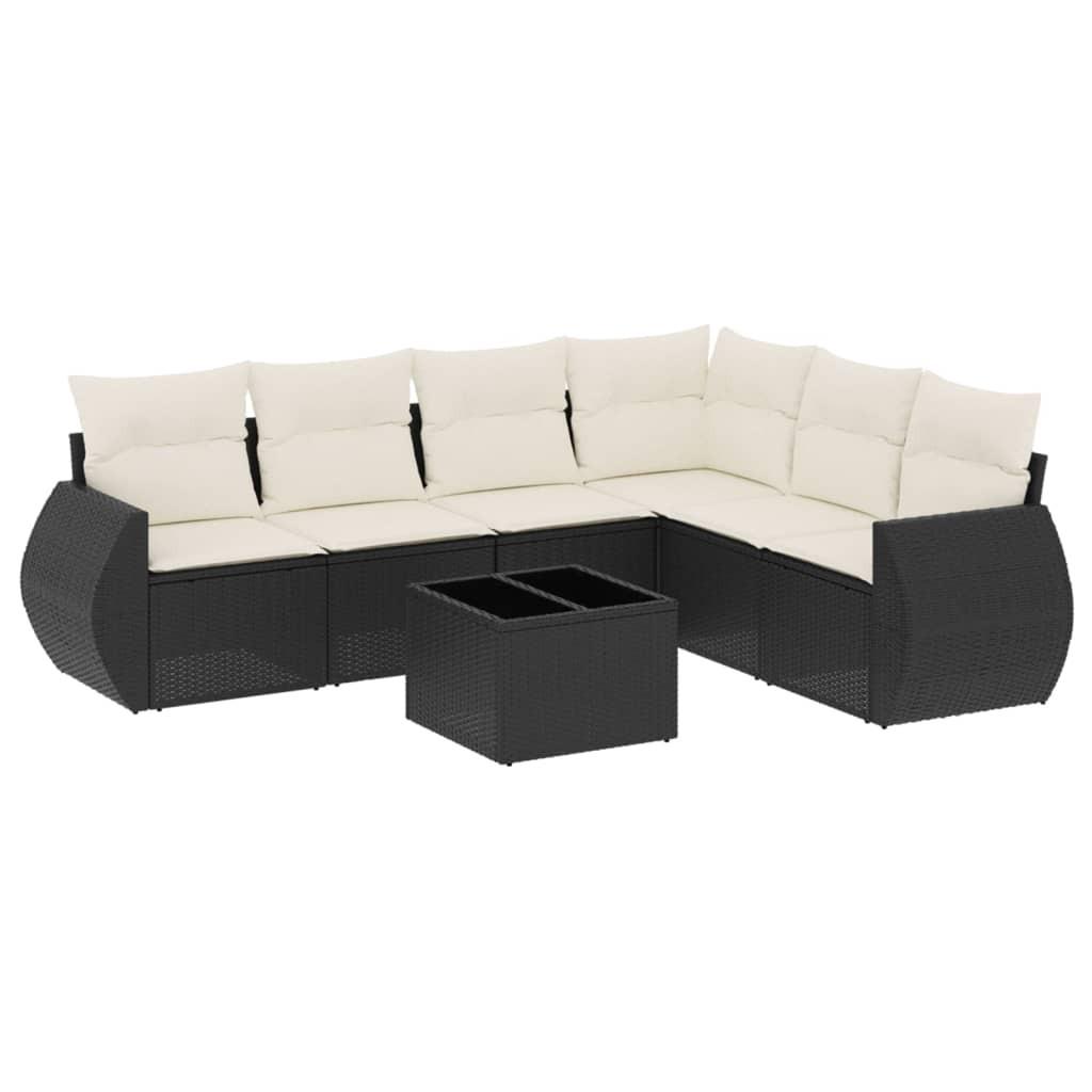 VidaXL set divano da giardino Polirattan  