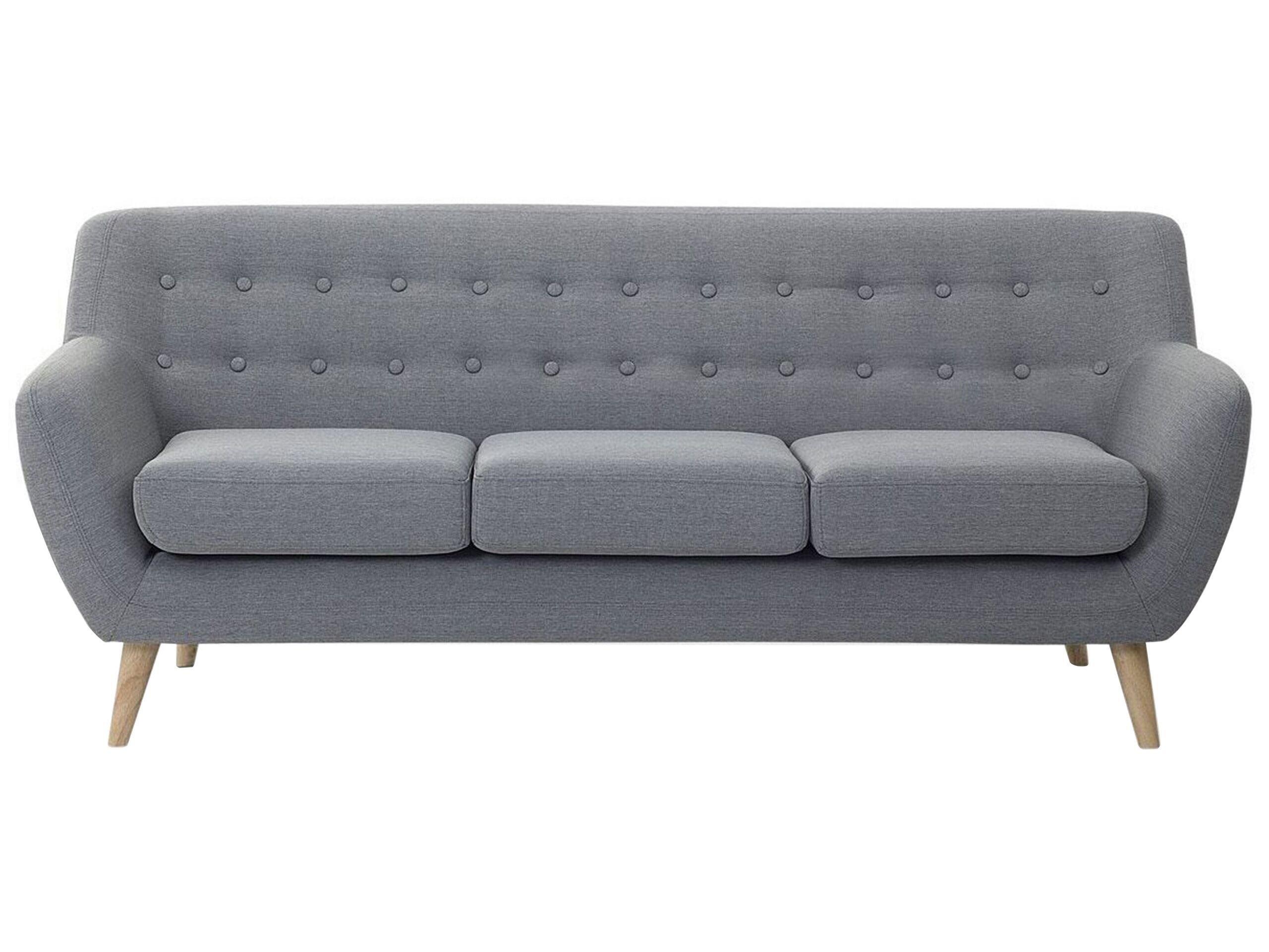 Beliani 3 Sitzer Sofa aus Polyester Retro MOTALA  