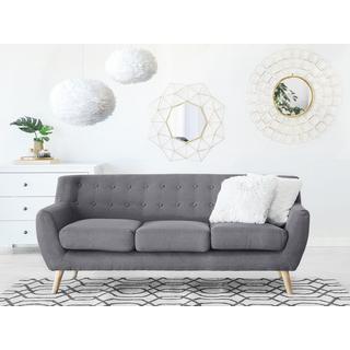 Beliani 3 Sitzer Sofa aus Polyester Retro MOTALA  