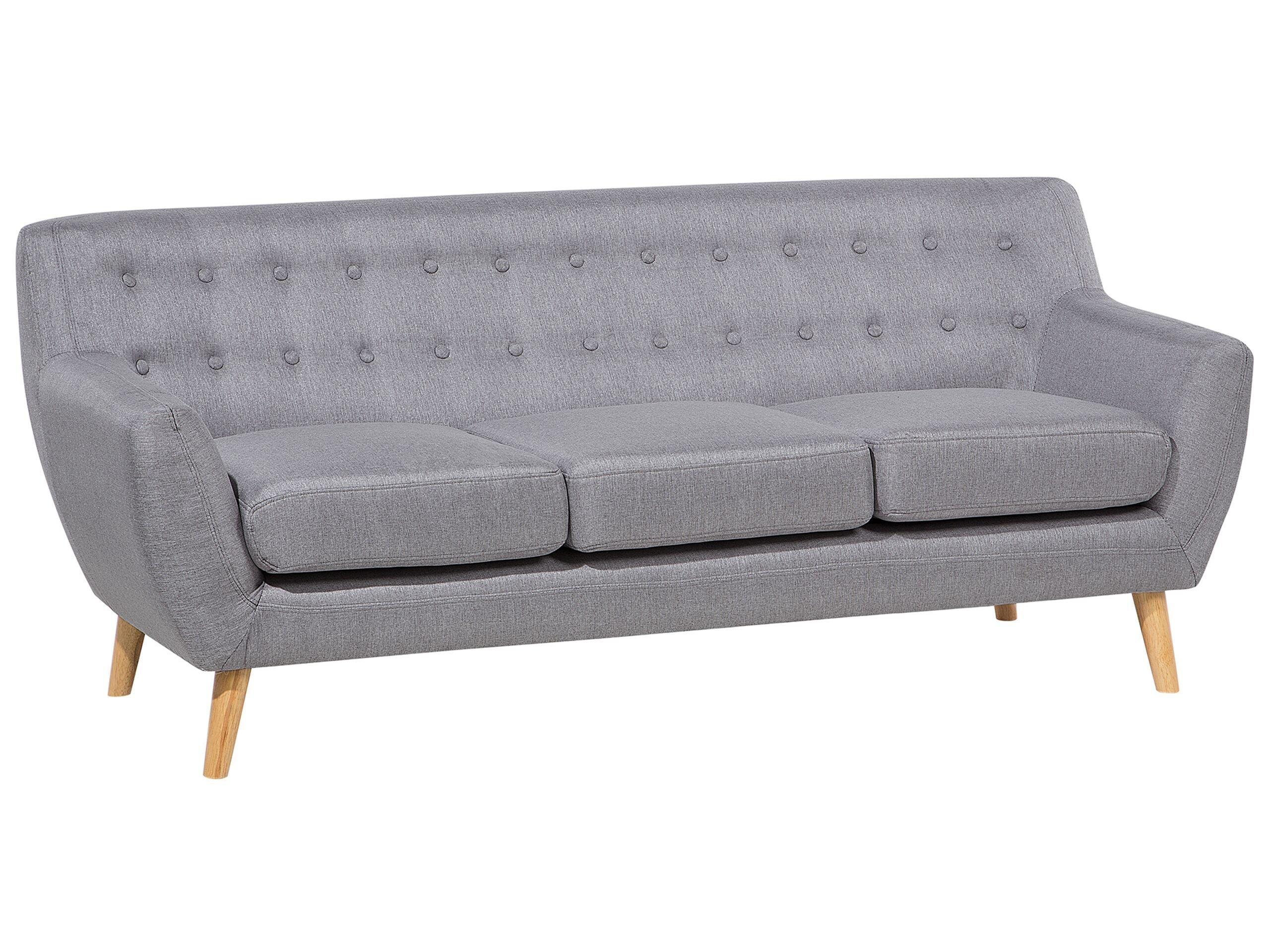 Beliani 3 Sitzer Sofa aus Polyester Retro MOTALA  