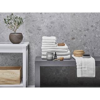 Beliani Lot de 9 serviettes en Coton AREORA  