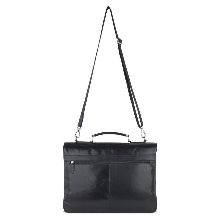 BUGATTI Romano Valigetta Grande Nero  