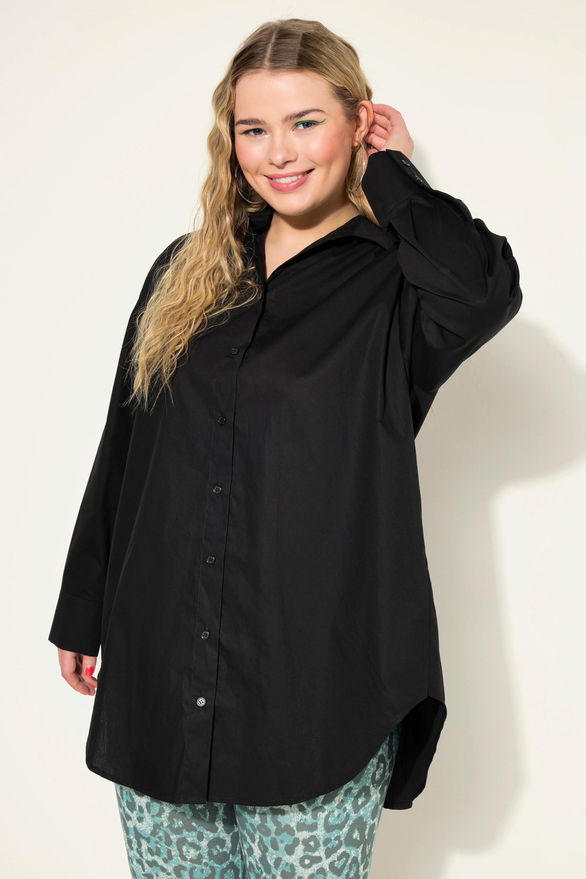 Studio Untold  Bluse, oversized, Rücken-Knopfleiste, Langarm 