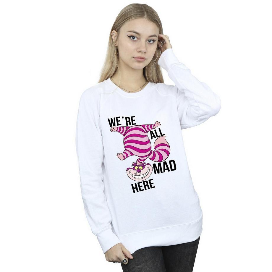 Disney Alice Au Pays Des Merveilles All Mad Here Sweatshirt  