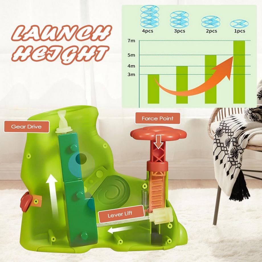 Activity-board  Outdoor-Spielzeug, Propellerfliegen, Gartenspielzeug-Scheibenwerfer für den Außenbereich 
