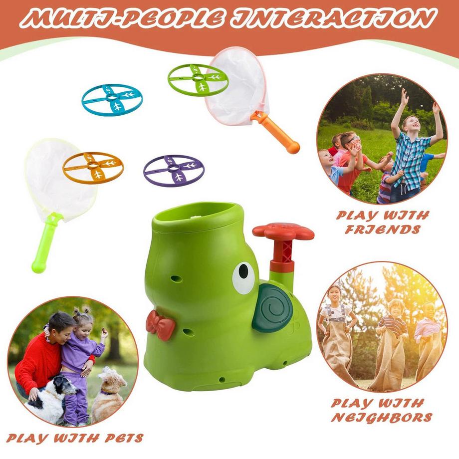 Activity-board  Outdoor-Spielzeug, Propellerfliegen, Gartenspielzeug-Scheibenwerfer für den Außenbereich 