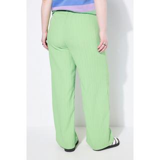 Studio Untold Pantalon Crêpe Jambe Large Taille Élastique  