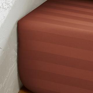 La Redoute Intérieurs Drap-housse Victor en satin de coton lavé  