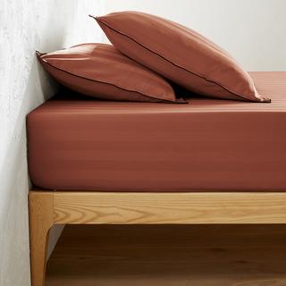 La Redoute Intérieurs Drap-housse Victor en satin de coton lavé  