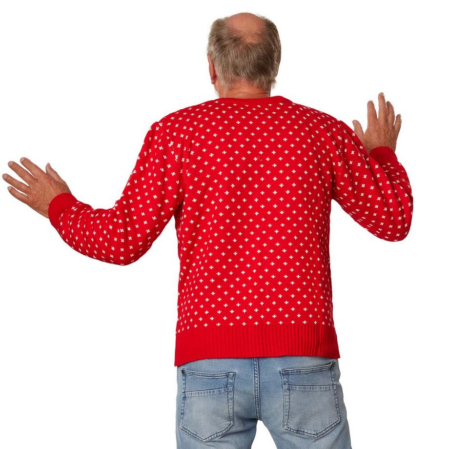 Tectake Pull de Noël Tempête de neige  