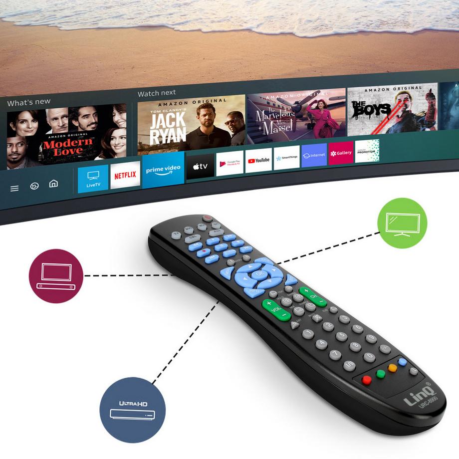 Avizar  Télécommande Universelle LinQ Noir 