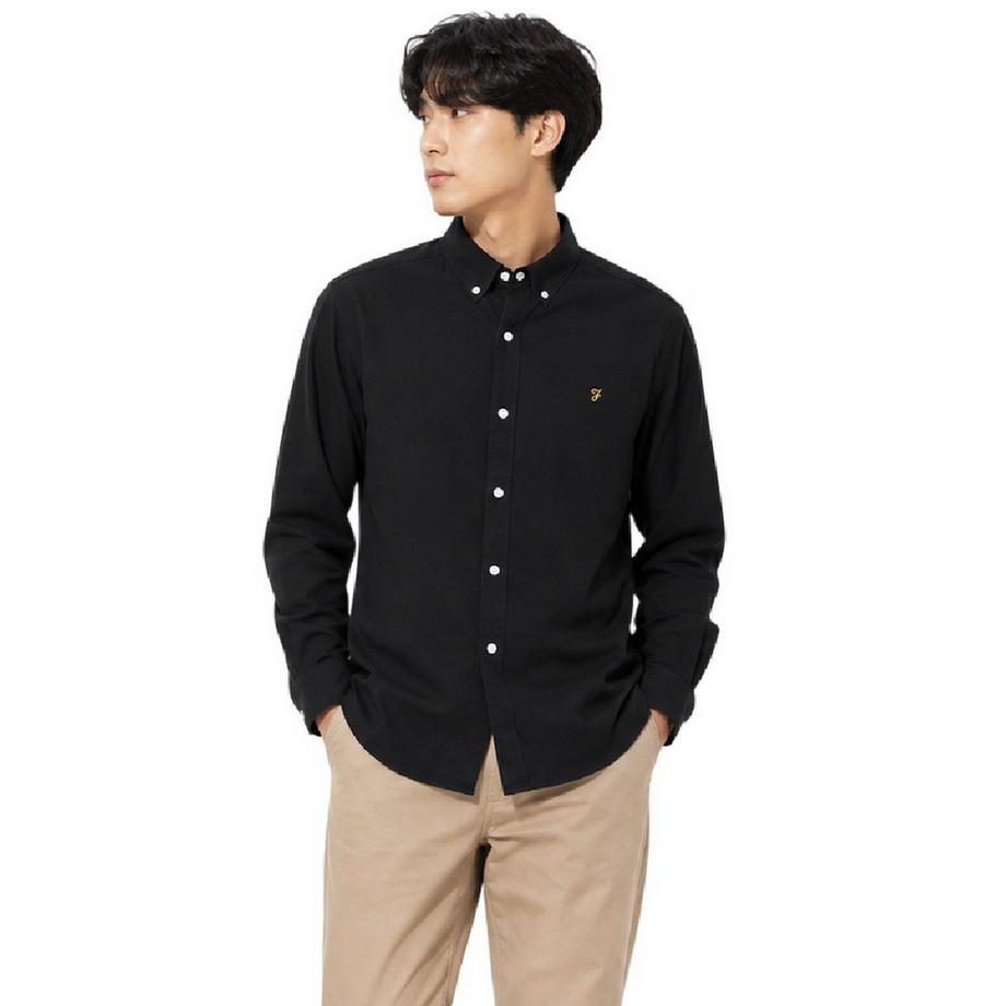Chemise À Boutons Manches Longues Motiftyle Rétro