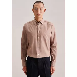 Business Hemd Regular Fit Langarm Uni